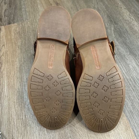 Timberland Boots Women’s 6.5 Earthkeeper Savin Hill Double-Buckle Ankle Y2K Boho - Picture 12 of 14